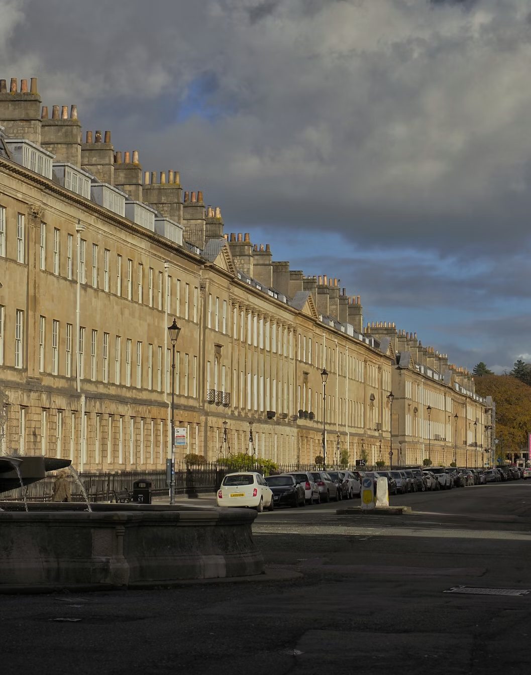 Great Pulteney Street in Bath, a Georgian boulevard leading to the Holburne Museum